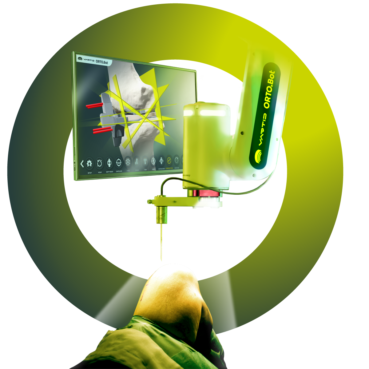 ORTO.Bot markerless surgical robot